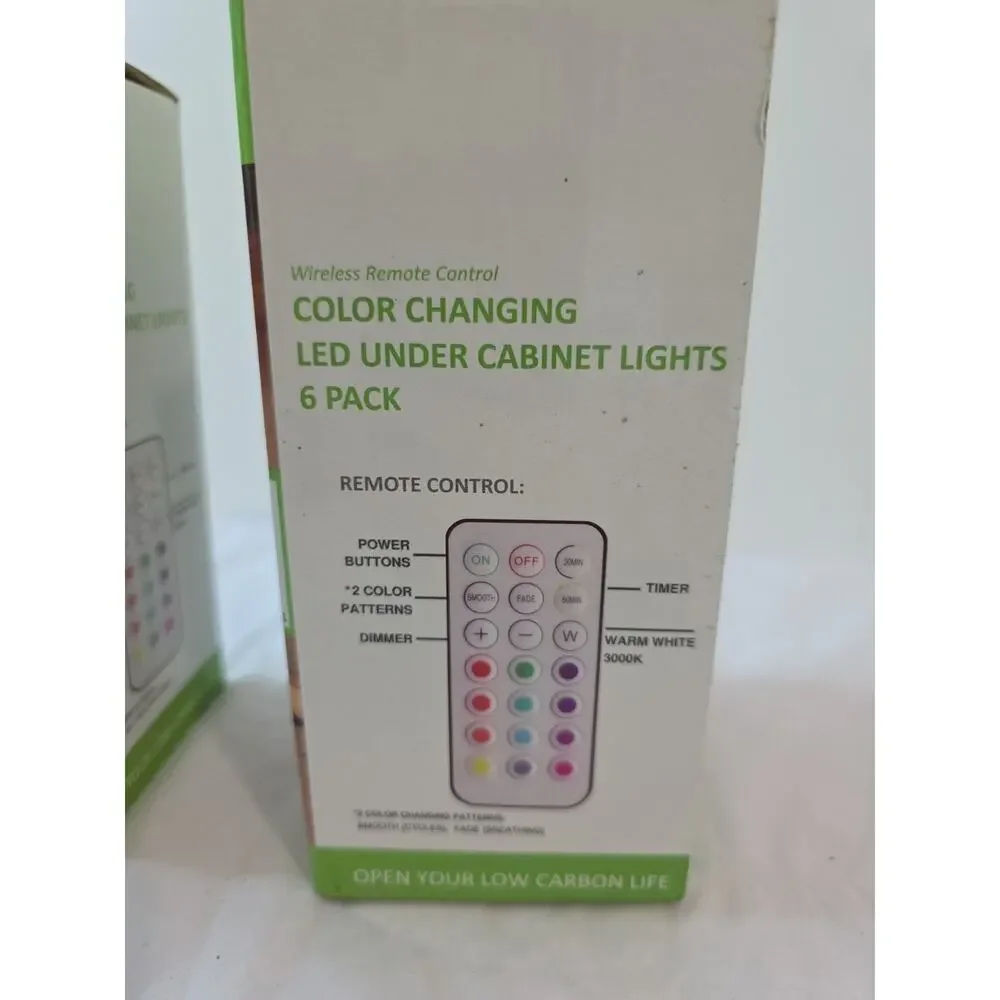 Bliss Better Lifestyles Remote Control Color Changing Led Under Cabinet Lights 6